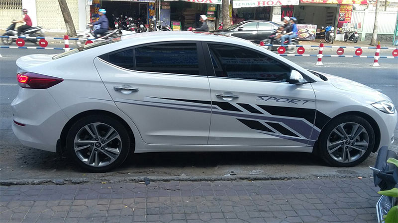 Dán tem xe hơi Cần Thơ 